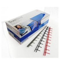 Pettini Surebind - 10 denti - 50 mm - nero - GBC - conf. 100 pezzi Pettini Surebind - 10 denti - 50 mm - nero - GBC - conf. 100 pezzi