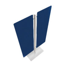Piantana Moody - a 2 pannelli - H 140 cm - blu