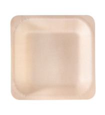Piatto piano monouso - quadrato - 14,5 x 14,5 cm - legno - colore naturale - Signor Bio - conf. 50 pezzi Piatto piano monouso - quadrato - 14,5 x 14,5 cm - legno - colore naturale - Signor Bio - conf. 50 pezzi