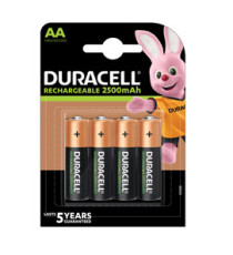 Pila stilo AA - 1,2V - Precharged  - ricaricabili - Duracell - blister 4 pezzi