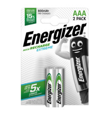 Pila ministilo AAA - 1,2V - Extreme - ricaricabili - Energizer - blister 2 pezzi