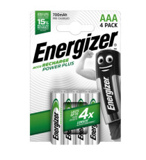 Pila ministilo AAA - 1,2V - Power Plus - ricaricabili - Energizer - blister 4 pezzi