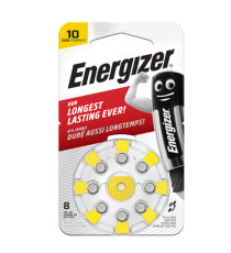 Pila per apparecchi acustici 10 Zinc Air - Energizer - blister 8 pezzi