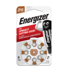Pila per apparecchi acustici 312 Zinc Air - Energizer - blister 8 pezzi