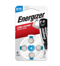 Pila per apparecchi acustici 675 Zinc Air - Energizer - blister 4 pezzi