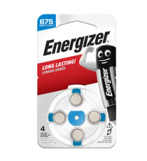 Pila per apparecchi acustici 675 Zinc Air - Energizer - blister 4 pezzi