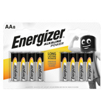 Pila stilo AA - 1,5V - Alkaline Power - Energizer - blister 8 pezzi