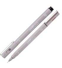 Pin fineliner - punta 0.1 mm - grigio chiaro - Uni Mitsubishi Pin fineliner - punta 0.1 mm - grigio chiaro - Uni Mitsubishi