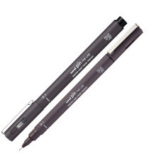 Pin fineliner - punta 0.1 mm - grigio scuro - Uni Mitsubishi Pin fineliner - punta 0.1 mm - grigio scuro - Uni Mitsubishi