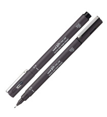 Pin fineliner - punta 0.5 mm - grigio scuro - Uni Mitsubishi Pin fineliner - punta 0.5 mm - grigio scuro - Uni Mitsubishi