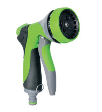 Pistola a doccia - 7 getti - alluminio - Verdemax