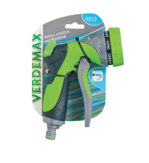 Pistola a doccia - 7 getti - alluminio - Verdemax