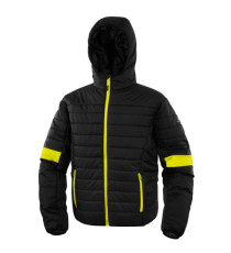 Piumino imbottito Bloom - taglia XL - PE - nero/giallo - Deltaplus Piumino imbottito Bloom - taglia XL - PE - nero/giallo - Deltaplus