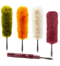 Piumino magnete - attira polvere - diametro 5 cm - altezza 65 cm - colori assortiti - Perfetto