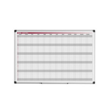 Planner magnetico annuale - 90 x 60 cm - silver - Bi-Office Planner magnetico annuale - 90 x 60 cm - silver - Bi-Office