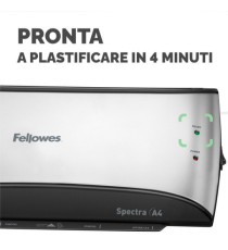 Plastificatrice Spectra - A4 - a caldo - Fellowes Plastificatrice Spectra - A4 - a caldo - Fellowes