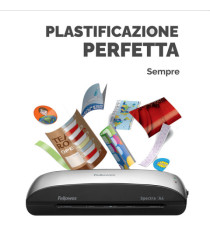 Plastificatrice Spectra - A4 - a caldo - Fellowes Plastificatrice Spectra - A4 - a caldo - Fellowes