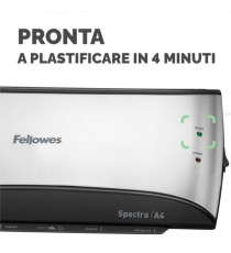 Plastificatrice Spectra - A4 - a caldo - Fellowes Plastificatrice Spectra - A4 - a caldo - Fellowes