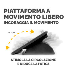 Poggiapiedi regolabile - con sistema antibatterico Microban - Fellowes Poggiapiedi regolabile - con sistema antibatterico Microban - Fellowes