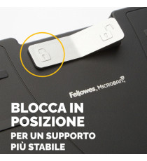 Poggiapiedi regolabile - con sistema antibatterico Microban - Fellowes Poggiapiedi regolabile - con sistema antibatterico Microban - Fellowes