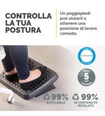 Poggiapiedi standard - Fellowes Poggiapiedi standard - Fellowes