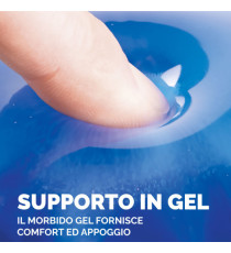 Poggiapolsi da tastiera - gel - blu trasparente - Fellowes Poggiapolsi da tastiera - gel - blu trasparente - Fellowes