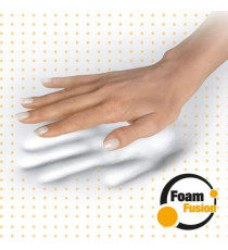 Poggiapolsi da tastiera in FoamFusion Microban PlusTouch - nero - Fellowes Poggiapolsi da tastiera in FoamFusion Microban PlusTouch - nero - Fellowes