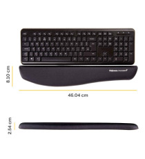 Poggiapolsi da tastiera in FoamFusion Microban PlusTouch - nero - Fellowes Poggiapolsi da tastiera in FoamFusion Microban PlusTouch - nero - Fellowes