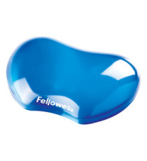 Poggiapolsi in gel - blu trasparente - Fellowes Poggiapolsi in gel - blu trasparente - Fellowes