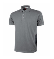 Polo a maniche corte Gap - taglia L - grigio scuro - U-Power - conf. 3 pezzi Polo a maniche corte Gap - taglia L - grigio scuro - U-Power - conf. 3 pezzi