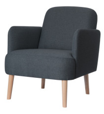 Poltrona Brooks - grigio antracite - Paperflow Poltrona Brooks - grigio antracite - Paperflow