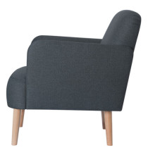 Poltrona Brooks - grigio antracite - Paperflow Poltrona Brooks - grigio antracite - Paperflow