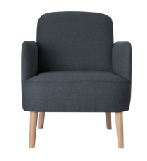 Poltrona Brooks - grigio antracite - Paperflow Poltrona Brooks - grigio antracite - Paperflow