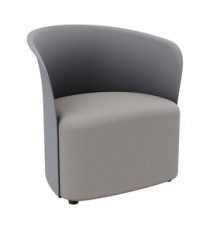 Poltrona Crown - grigio - Paperflow Poltrona Crown - grigio - Paperflow