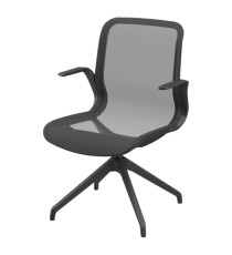 Poltrona direzionale Marilyn MYD4O - con braccioli inclusi- nero - Unisit Poltrona direzionale Marilyn MYD4O - con braccioli inclusi- nero - Unisit