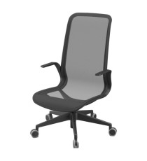 Poltrona direzionale Marilyn MYPFA - con braccioli inclusi - nero - Unisit