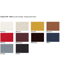 Poltrona direzionale Pollux new PND - pelle - con ruote e braccioli - nero - Unisit Poltrona direzionale Pollux new PND - pelle - con ruote e braccioli - nero - Unisit