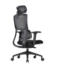 Poltrona semidirezionale Balance - in rete - Nero - Unisit Poltrona semidirezionale Balance - in rete - Nero - Unisit