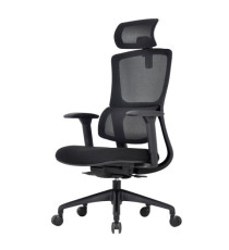 Poltrona semidirezionale Balance - in rete - Nero - Unisit Poltrona semidirezionale Balance - in rete - Nero - Unisit