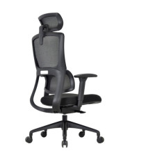 Poltrona semidirezionale Balance - in rete - Nero - Unisit Poltrona semidirezionale Balance - in rete - Nero - Unisit