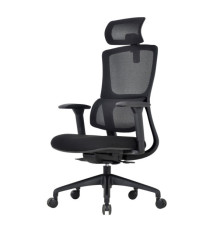 Poltrona semidirezionale Balance - in rete - Nero - Unisit Poltrona semidirezionale Balance - in rete - Nero - Unisit