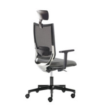 Poltrona semidirezionale Elite concept COTPGE - con braccioli regolabili e poggiatesta - grigio - Unisit Poltrona semidirezionale Elite concept COTPGE - con braccioli regolabili e poggiatesta - grigio - Unisit