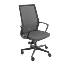 Poltrona semidirezionale I70 - con braccioli inclusi - grigio/nero - Unisit Poltrona semidirezionale I70 - con braccioli inclusi - grigio/nero - Unisit