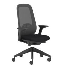 Poltrona semidirezionale Joga - Nero - Unisit Poltrona semidirezionale Joga - Nero - Unisit