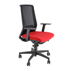 Poltrona semidirezionale Light LLN - con braccioli regolabili - rosso - Unisit Poltrona semidirezionale Light LLN - con braccioli regolabili - rosso - Unisit