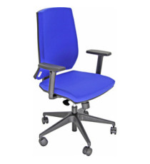 Poltrona semidirezionale LR1SE - con ruote e braccioli - ignifuga - blu - Unisit Poltrona semidirezionale LR1SE - con ruote e braccioli - ignifuga - blu - Unisit