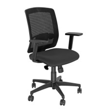 Poltrona semidirezionale Molly MLA - con braccioli regolabili - nero - Unisit Poltrona semidirezionale Molly MLA - con braccioli regolabili - nero - Unisit