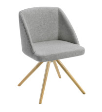 Poltroncina attesa Norma NO4LV - grigio chiaro - Unisit Poltroncina attesa Norma NO4LV - grigio chiaro - Unisit