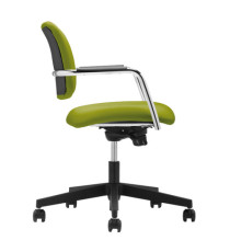 Poltroncina visitatore Lithium LTG - con braccioli inclusi - verde - Unisit Poltroncina visitatore Lithium LTG - con braccioli inclusi - verde - Unisit