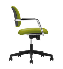 Poltroncina visitatore Lithium LTG - con braccioli inclusi - verde - Unisit Poltroncina visitatore Lithium LTG - con braccioli inclusi - verde - Unisit